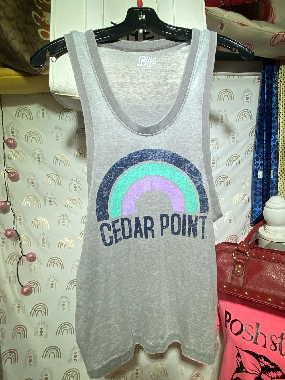 Blue 84 Gray Cedar Point Rainbow Tank